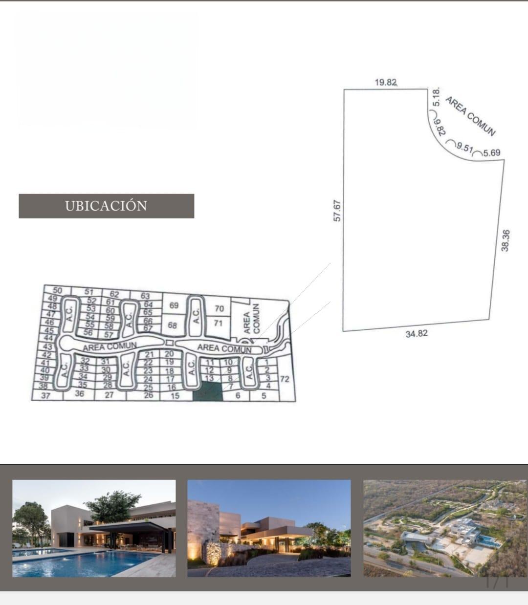 LOTE EN VENTA EN EXCLUSIVA PRIVADA AL NORTE DE MERIDA